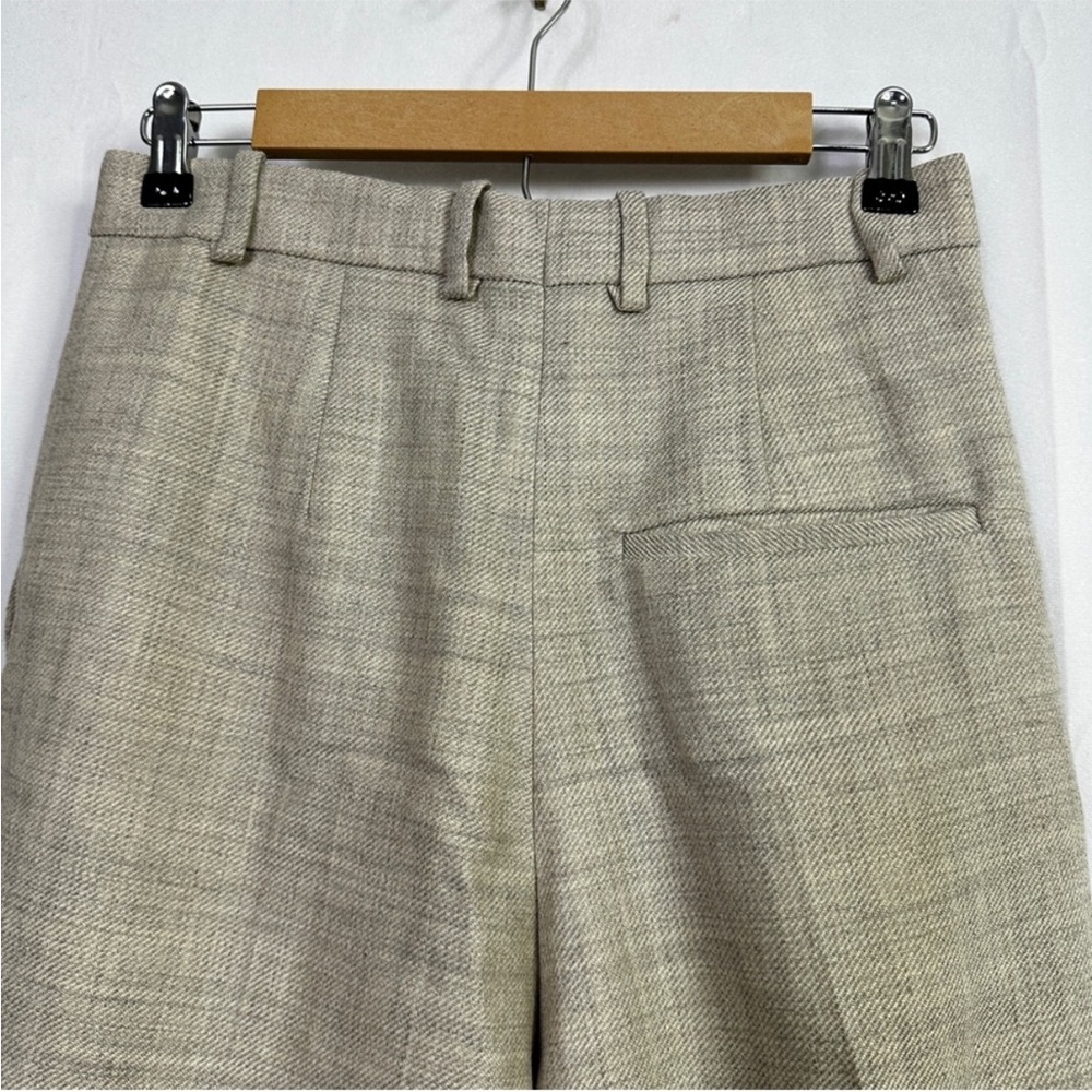 COS Wide Leg Wool Trouser Pant Tan / Gray size 6 US - Picture 4 of 11